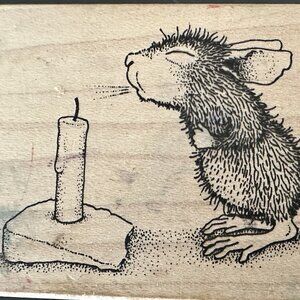 House Mouse Rubber Stamp 1998